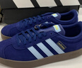 adidas「T頭鞋」VL COURT 2.0復(fù)古休閑板鞋德訓(xùn)鞋阿迪達斯輕運動   深藍/粉藍/樹脂黃(推薦女生選小半碼)   42 曬單實拍圖