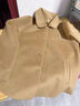 富夕2026新款春裝毛呢外套中老年洋氣40歲50媽媽春秋時(shí)尚中年短款上衣 卡其 3XL 建議120-135斤 曬單實(shí)拍圖