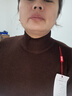 啄木鳥(niǎo)（TUCANO）羊毛衫女秋冬加絨毛衣女一體絨內搭大尺碼半高領(lǐng)羊毛針織打底 咖啡色【加厚一體絨】 2XL 建議(135-150斤) 曬單實(shí)拍圖