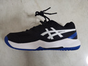 亞瑟士（ASICS）網(wǎng)球鞋新款D8系列兒童運(yùn)動(dòng)鞋減震耐磨打球室內(nèi)外訓(xùn)練綜合運(yùn)動(dòng)鞋 淺藍(lán)/深藍(lán)/1044A077-402 37 曬單實(shí)拍圖