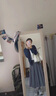 NicoleJolie半身裙女2025秋冬季新款百褶裙高腰顯瘦感裙子優(yōu)雅氣質(zhì)西裝中長(cháng)裙 淺灰 【四季款XZE898】 XL （建議125~145斤） 曬單實(shí)拍圖