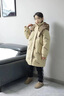 迪士尼女童羽絨棉服2025冬裝新款兒童加厚棉襖中大童冬季中長(cháng)款外套 卡其色 160 曬單實(shí)拍圖