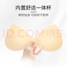 浪莎美背內衣韓版吊帶無縫裹胸無鋼圈純色網紅背心內搭外穿 粉色 適合體重80-125斤 曬單實拍圖