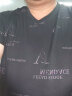 圣彼威朗 加肥加大码短袖t恤男胖子肥佬体恤潮牌胖人衣服大码半截袖打底衫 DX053黑色 3XL(190-210斤) 实拍图