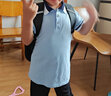 芯時(shí)代團體服 小學(xué)生校服套裝春秋季春秋裝幼兒園校服兒童班服運動(dòng)三件 天藍色三件套(外套+長(cháng)褲+短袖) 120 (推薦身高110-119cm) 曬單實(shí)拍圖