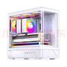 喬思伯（JONSBO）D200白色 MATX機箱（無(wú)立柱曲面海景房/240冷排/ATX電源/數碼顯示屏/Type-c Gen2 10Gbps+） 曬單實(shí)拍圖