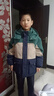 鴨鴨兒童羽絨服三拼色男女大童2024新款戶(hù)外冬裝加厚藍綠色 150 曬單實(shí)拍圖