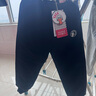 鴨鴨（YAYA）品牌兒童羽絨褲女2025秋冬新款百搭修身長(cháng)褲加厚鵝絨保暖外穿褲子 黑色 110 曬單實(shí)拍圖