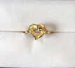 周生生七夕 黃金戒指足金心形戒指生生有囍開(kāi)口戒結(jié)婚賀禮90346R計(jì)價(jià) 3.66克(含工費(fèi)160元) 曬單實(shí)拍圖