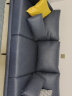 简派印橡 沙发 布艺沙发简约现代大小户型客厅家具北欧轻奢沙发组合XH-8123B 宝蓝色 三人位（2.1米） 实拍图
