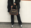 MICHAEL KORS 邁克·科爾斯 Chestnut老花手提單肩包大號板栗色30F1G2HL2E 曬單實(shí)拍圖