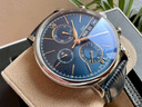 【二手99新】萬(wàn)國（IWC）柏濤菲諾系列三眼計時(shí)真皮表帶自動(dòng)機械男款手動(dòng)上鏈八日鏈紅60二手奢侈品 IW391036藍盤(pán)金針單 曬單實(shí)拍圖