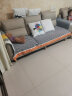 锦巢沙发小户型布艺沙发北欧客厅懒人免拆洗科技布组合沙发XH-960 豆沙绿（科技布） 三人位【210CM】+脚踏 实拍图