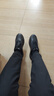 斯凱奇（Skechers）男士皮鞋秋季商務(wù)男鞋高檔休閑鞋軟底通勤板鞋210835 曬單實(shí)拍圖