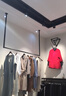 服裝店服裝展示架吊頂懸掛衣架 上墻男女裝店吊環(huán)壁掛式衣服架子 長(zhǎng)120cm高100cm 曬單實(shí)拍圖