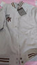 古先森麂皮絨棒球服外套男春秋款美式休閑上衣寬松大碼飛行員夾克男士 米白色 4XL 【200-220斤】 曬單實(shí)拍圖