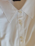 Navigare意大利小帆船長(cháng)袖襯衫女休閑方領(lǐng)春秋季衫衣寬松顯瘦通勤百搭襯衣 科技白 L 曬單實(shí)拍圖
