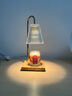 香薰燈融蠟燈精油融燭燈香氛氛圍臺燈臥室床頭燈無(wú)火可調光夜燈 融蠟燈【 清光斗笠可調光*2燈】 曬單實(shí)拍圖