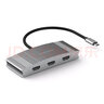 櫻邦（YINGBANG） 筆記本電腦分屏器typec轉(zhuǎn)換hdmi分配器dp擴展雷電接口外接多顯示器 Type-C轉(zhuǎn)3個HDMI【同屏/異顯】 曬單實拍圖