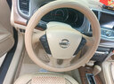 適用于日產(chǎn)軒逸經(jīng)典方向盤(pán)套樓蘭老天籟奇駿陽(yáng)光驪威騏達真皮把套 天籟專(zhuān)用(米色) 曬單實(shí)拍圖