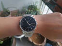 米亞達男士手表機械風(fēng)格全自動(dòng)防水夜光瑞士品質(zhì)商務(wù)品牌雙日歷石英男表 本鋼黑面鋼帶 40mm 曬單實(shí)拍圖