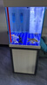 索一魚缸水族箱客廳大型家用專業(yè)生態(tài)龍魚底濾超白玻璃智能落地 優(yōu)雅白 屏風(fēng)款長(zhǎng)120*寬60*缸高75/柜高80cm 曬單實(shí)拍圖