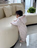 班喜迪嬰兒羽絨服連體衣冬裝嬰幼兒衣服公主女寶寶白鴨絨連帽外出服冬季 粉色 80 曬單實拍圖