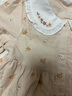 戴維貝拉（DAVE＆BELLA）女童連衣裙2025新款童裝女寶寶衣服兒童公主裙女孩碎花裙秋裝童裙 花朵印花【現(xiàn)貨】 100 cm（建議身高90-100cm） 曬單實(shí)拍圖
