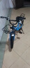 凤凰儿童自行车6-15岁小孩子车减震折叠单车男女中小学生童车 蓝色(折叠辐条轮) 18寸 实拍图