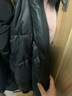 雪中飛【雪中飛黑曜石鵝絨服】保暖男童中大童亮面女童長(cháng)款兒童羽絨服 黑色 130 曬單實(shí)拍圖