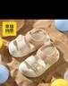 幸?，旣悾–heerful Mario）女童寶寶涼鞋兒童夏季幼兒小中童男童防滑軟底包頭透氣運動(dòng)沙灘鞋 曬單實(shí)拍圖