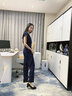 威谷爾空姐工作鞋女黑色皮鞋粗跟上班久站不易累腳軟底職業(yè)面試高跟鞋 1902 超纖皮 5cm跟高 37 曬單實拍圖