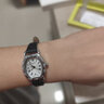 聚利時(shí)（Julius）手表女韓版小巧羅馬刻度時(shí)尚酒桶形學(xué)生防水女士手表黑色JA-544C 曬單實(shí)拍圖