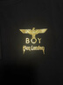 BOY LONDON【本店熱銷(xiāo)】潮牌短袖男女同款寬松休閑黑色T恤N01918 N01918 L 此款偏大，建議拍小一碼 曬單實(shí)拍圖