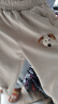 可歆寶貝童裝男童春秋套裝2024新款洋氣男寶寶衣服春裝三件套嬰兒童外套潮 卡其色（幸運小狗三件套） 100碼建議2-3歲（身高95左右1） 曬單實拍圖