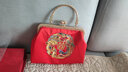 思澤 新娘包包結婚用的手提包紅色婚包婚慶婚禮用品女方陪嫁嫁妝中式 龍鳳款1個(gè) 曬單實(shí)拍圖