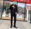 花花公子外套男秋冬2025新款潮流韓版休閑時尚棉服男百搭純色保暖夾克男裝 Q-JAGHH8228黑色 XL 曬單實拍圖