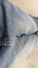 顶峰保罗（Dingfengbaoluo）水洗复古牛仔裤男士春夏季宽松透气直筒休闲长裤子男74青蓝XL 实拍图