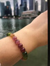 GONMCEAN彩虹碧璽手鏈女款貔貅草莓晶水晶手串送女友生日 曬單實拍圖