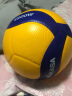 MIKASA 米卡萨排球5号比赛沙滩青少年学生排球PU材质排球室内外通用排球 V200W 实拍图