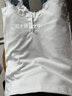 語(yǔ)莀小好甜美韓版純欲風(fēng)白色蕾絲吊帶背心女外穿無(wú)袖性感修身顯瘦內搭上衣 曬單實(shí)拍圖