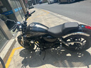 仁民摩托美式太子摩托車雙缸復古機車臺風太子跑車重機車機車可上牌 黑 ABS剎車400雙缸水冷可上牌 曬單實拍圖
