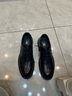 七匹狼官方男鞋商務(wù)皮鞋復古頭層牛皮正裝皮鞋男W8243490733 黑色 41  曬單實(shí)拍圖
