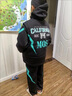 G.DUCKKIDS童裝男童套裝秋冬季加絨加厚大兒童服裝男孩冬裝衛(wèi)衣棉馬甲三件套 黑色三件套 140 建議身高130-140cm9-10歲 曬單實(shí)拍圖
