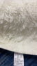 星晚地毯臥室滿鋪北歐風(fēng)ins客廳毛毛飄窗毯窗臺(tái)床邊毯少女房間毛絨毯 長(zhǎng)絨純色米白色 50×160cm 曬單實(shí)拍圖