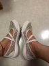 斯凯奇（Skechers）女鞋玛丽珍鞋女单鞋夏季平底一脚蹬软底鞋子女士浅口100022 自然色/NAT 37 实拍图