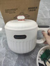 藍(lán)小爸 多功能鍋電煮鍋宿舍學(xué)生鍋家用小型1-2人迷你電熱鍋單人小火鍋煎炒蒸煮一體電飯煲電火鍋多用途鍋 米白色+蒸籠 【定時(shí)預(yù)約款】 曬單實(shí)拍圖