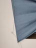 沫梵（M.fan）窗帘免打孔魔术贴遮光布简易卧室飘窗出租房小短遮阳布 深蓝色（粗麻款） 宽1.5X高2.0米 1片装 魔术贴式 实拍图