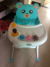 宝宝好儿童餐椅餐桌婴儿小孩吃饭桌子可折叠便携式多功能宝宝小凳蓝色 实拍图