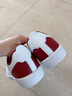 安踏（ANTA）男鞋運動(dòng)板鞋男秋季新款低幫軟底運動(dòng)板鞋百搭休閑鞋子男 安踏白/絳紅色 42 曬單實(shí)拍圖